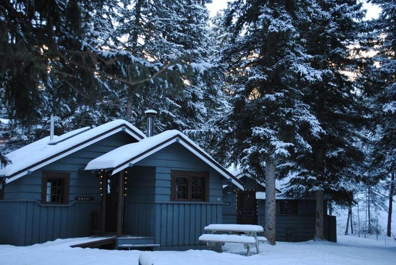 Rundle Chalets แคนมอร์ ภายนอก รูปภาพ